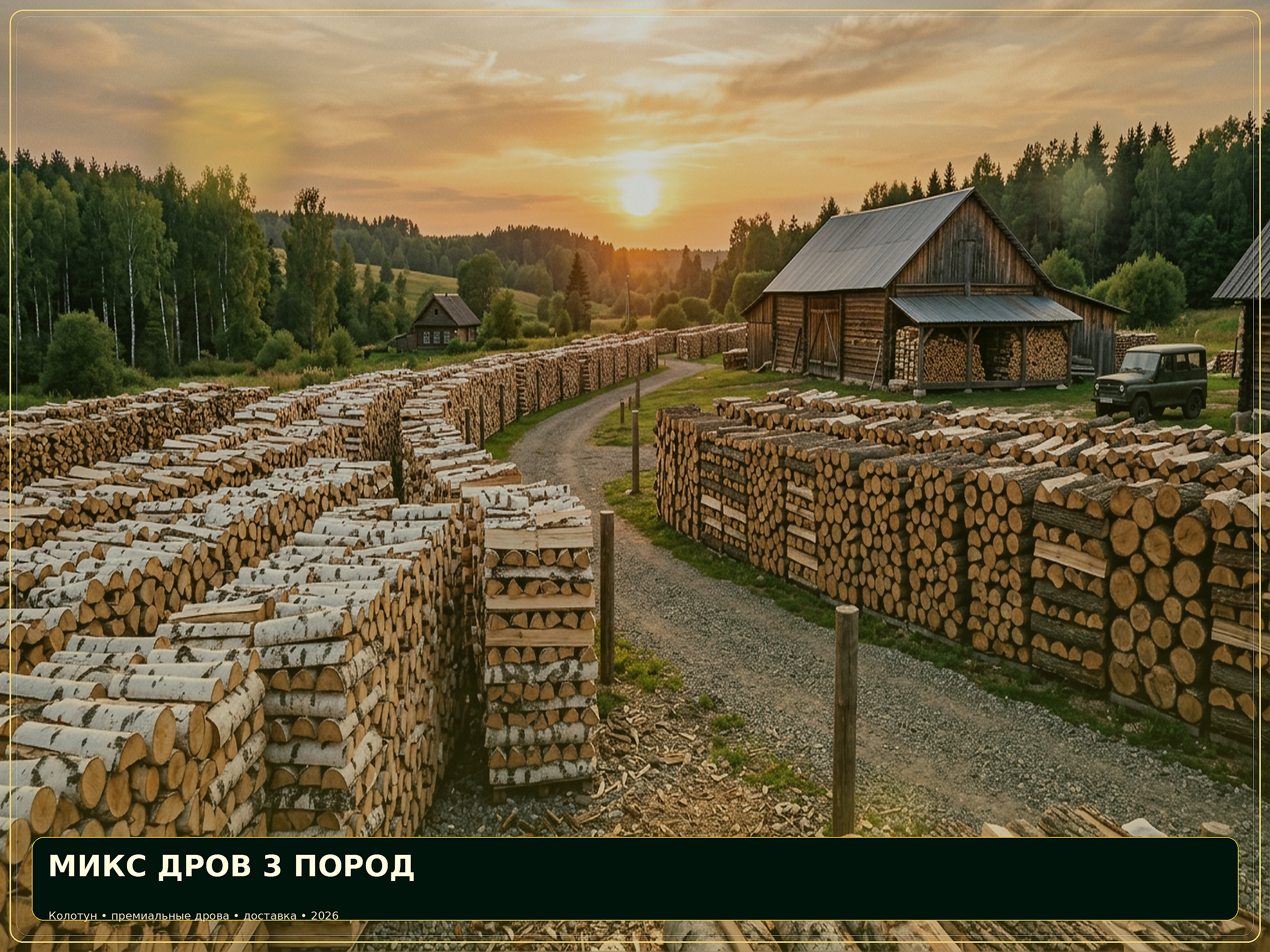 Микс дров 3 пород
