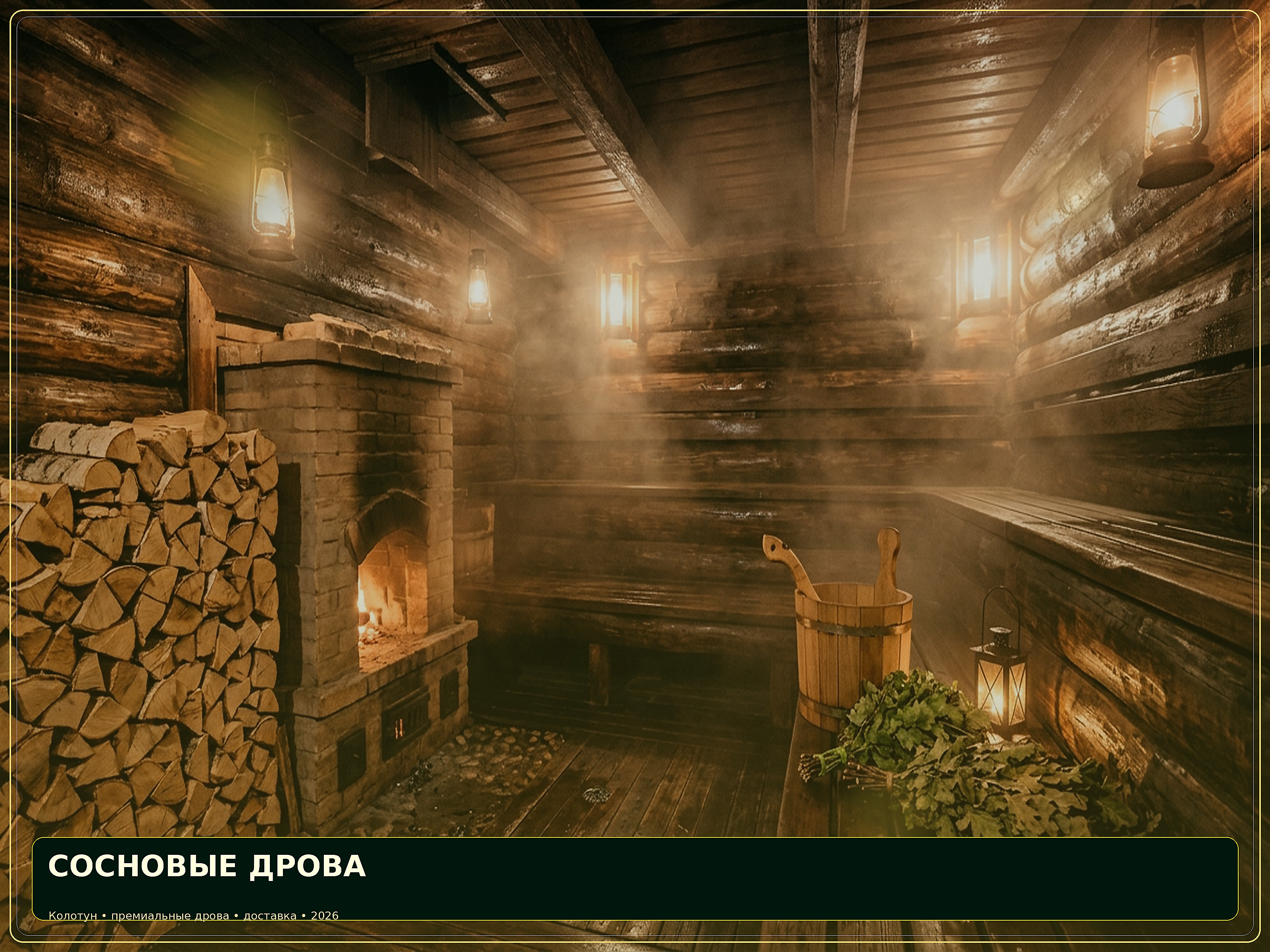 Сосновые дрова