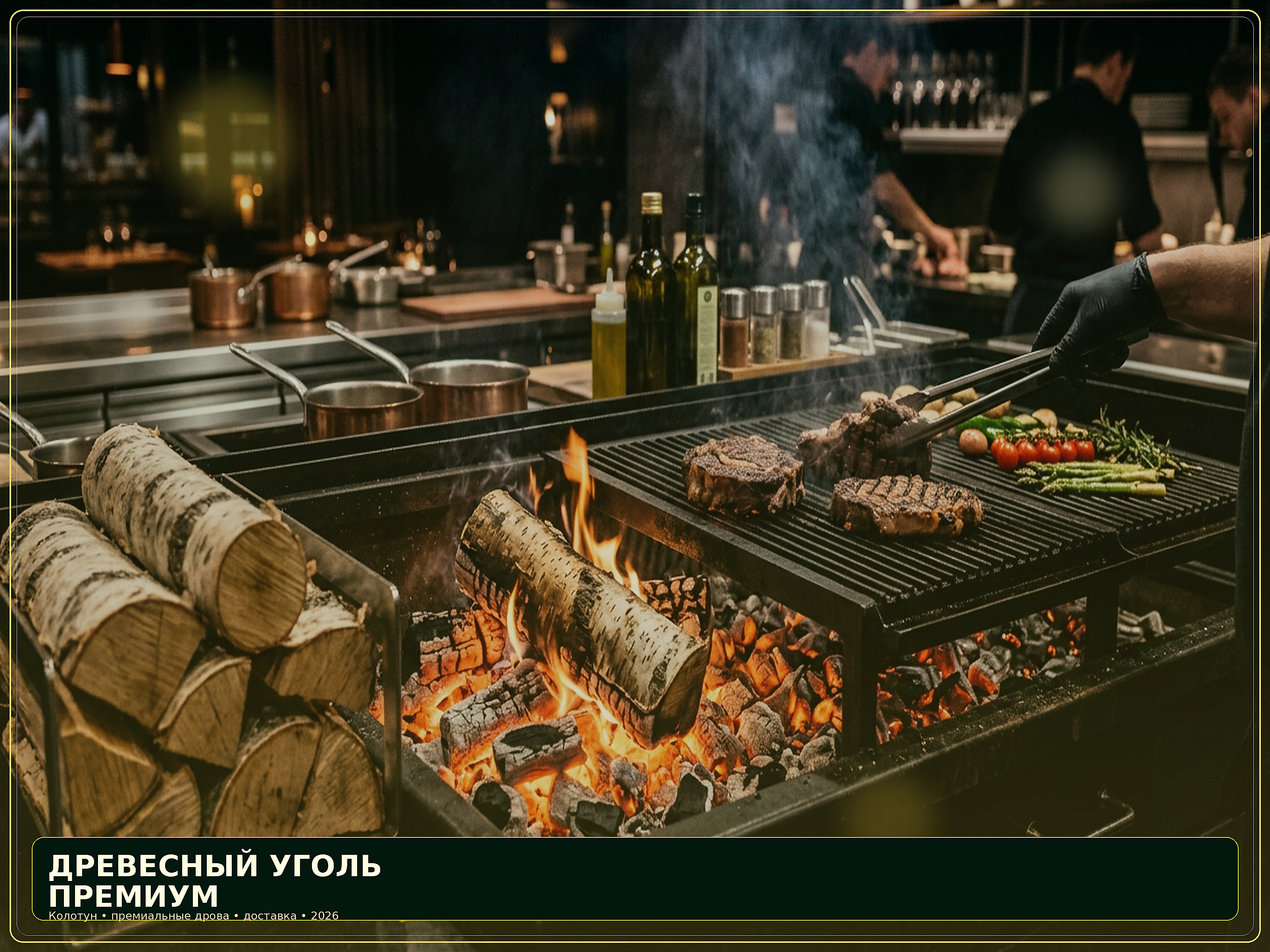 Древесный уголь премиум